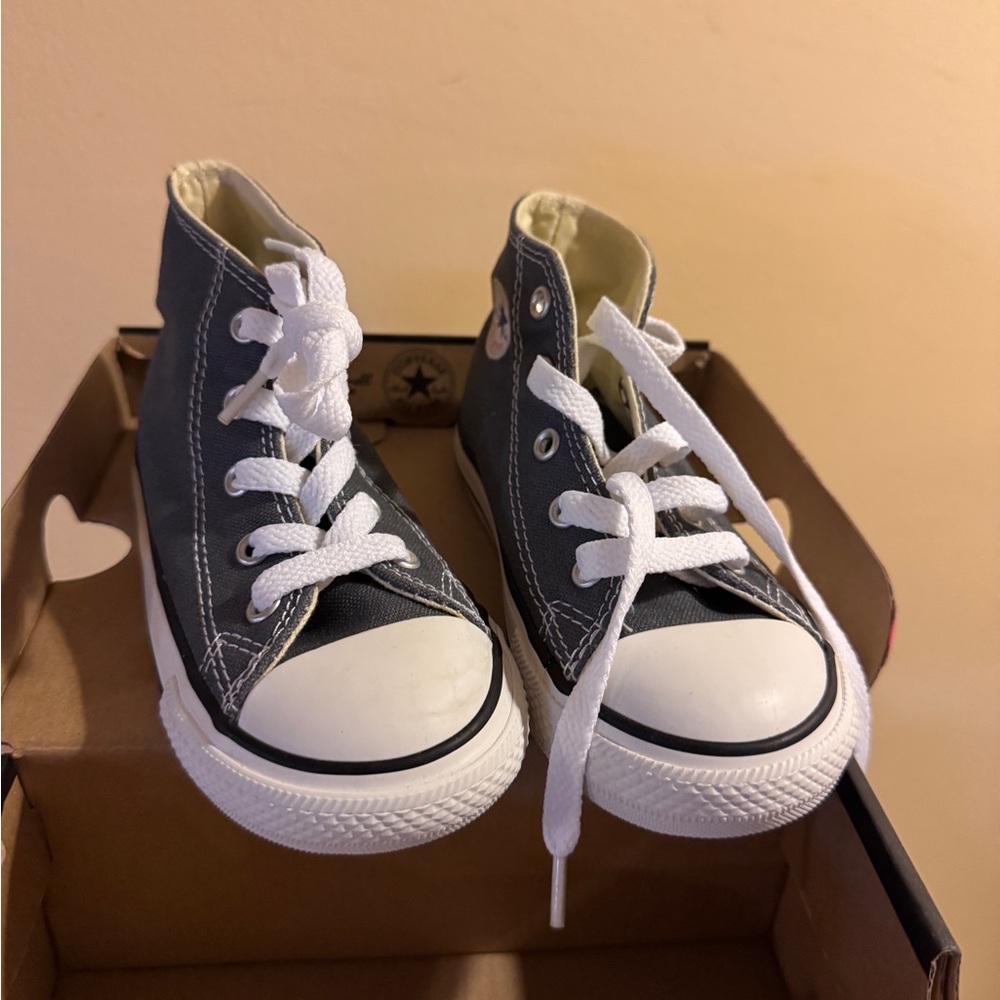 NEW Infant Converse Laced High Tops in Grey